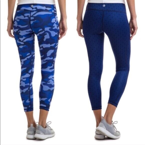 Vineyard Vines | Reversible leggings camo whale Printed blue - Picture 1 of 9